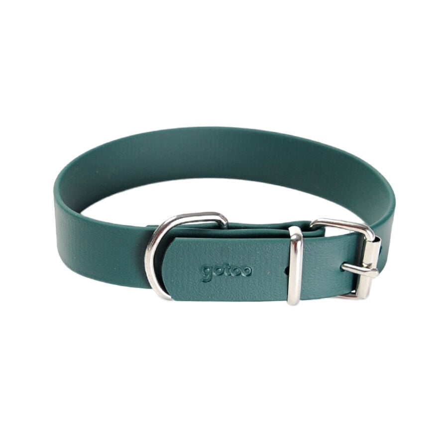 Gotoo Collar Biothane verde para perros, , large Imagen numero 3