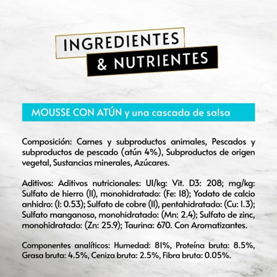 4 tarrinas x 57 g Gourmet Revelations  At&uacute;n tarrinas en mousse para gatos, , large indicador imagen numero 7