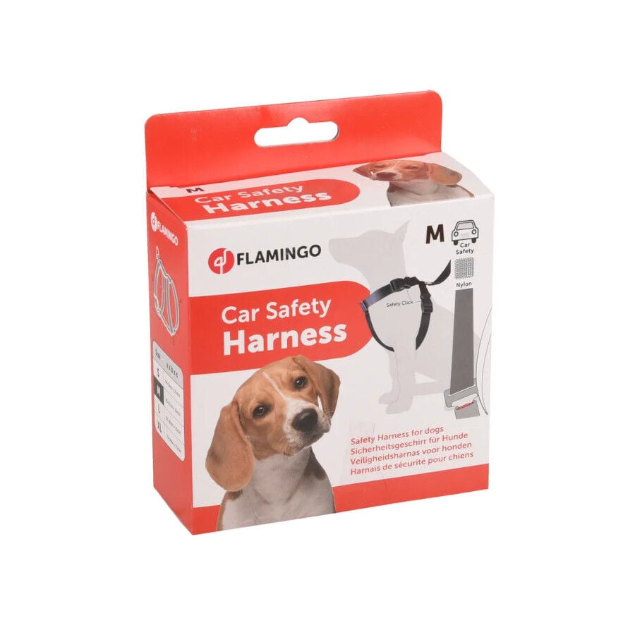 Flamingo arn&eacute;s de seguridad para perros para coche indicador imagen numero 1