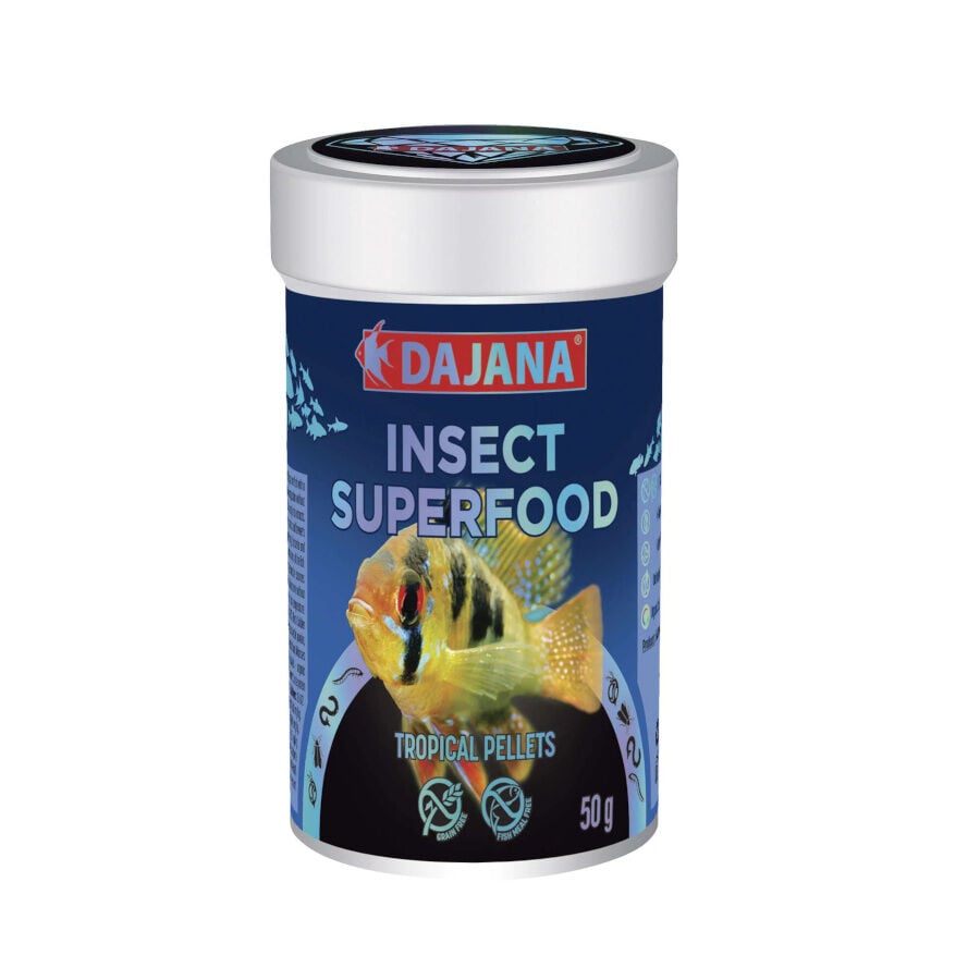 250 ml Dajana Insect Superfood Tropical Pellets alimento para peces, , large Imagen numero 1