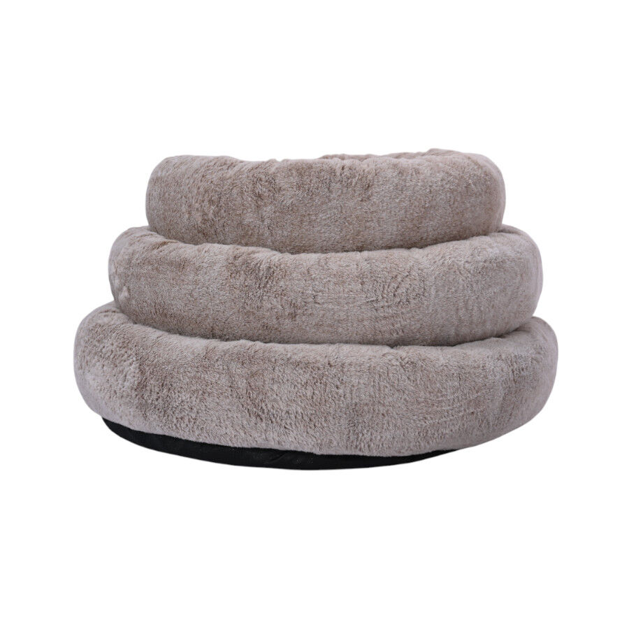 Lebby cama suave redonda beige para perros, , large Imagen numero 7