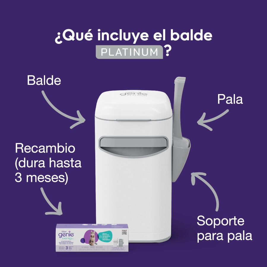 Litter Genie Contenedor LitterLocker Platinum Arena para gatos, , large indicador imagen numero 2