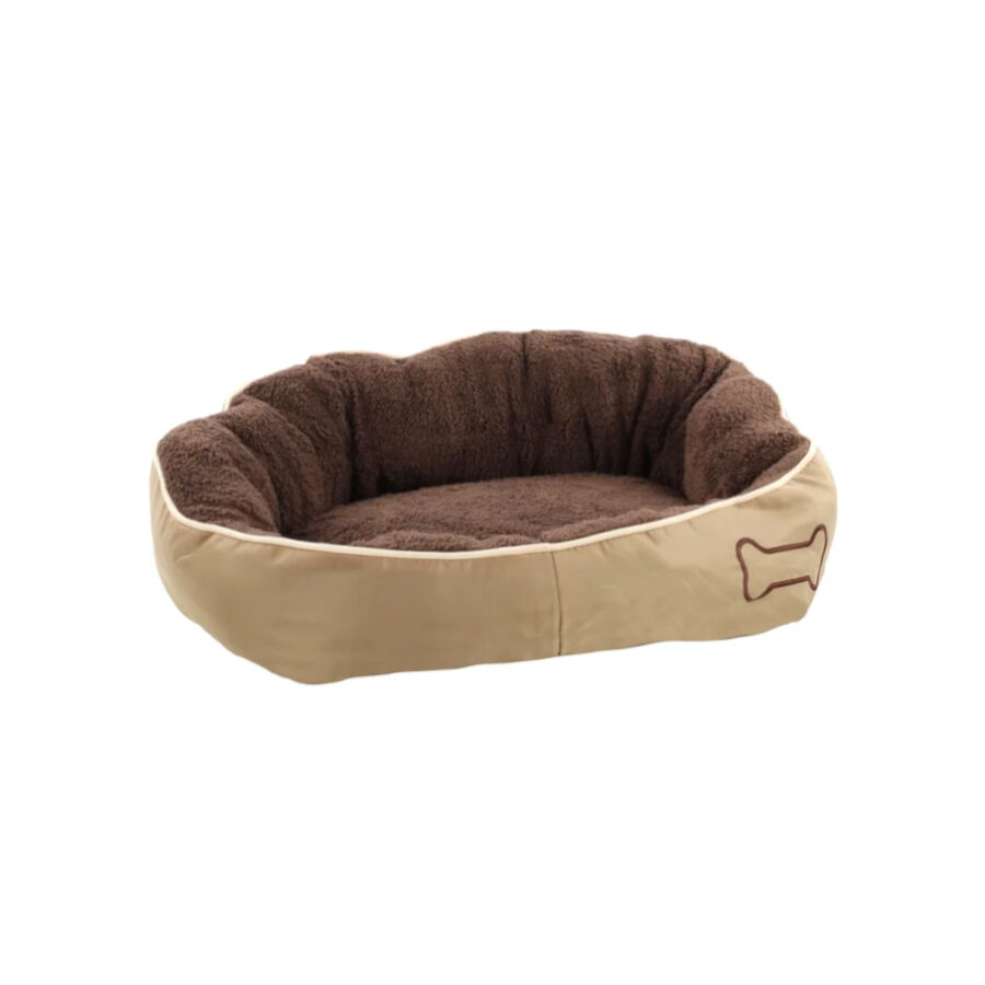 Flamingo Chipz Rect&aacute;ngulo Marr&oacute;n cama cuna para perros, , large Imagen numero 1