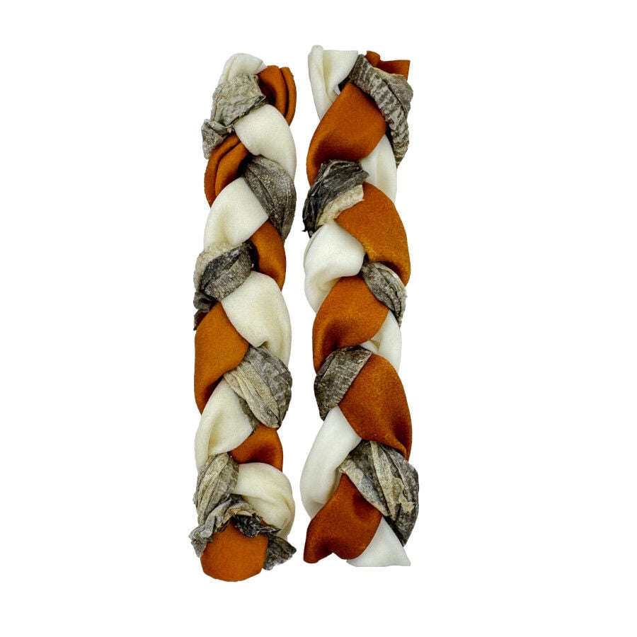 2 barritas Wonder Christmas Snacks de Piel de Pescado para perros, , large indicador imagen numero 3