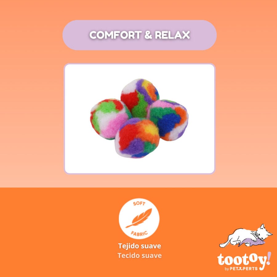 Tootoy! Pelota de Peluche Suaves para gatos, , large indicador imagen numero 3