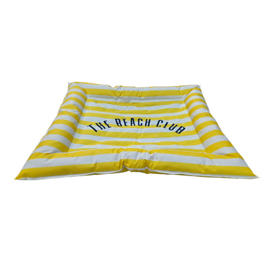 Summer Vibes Cama Rectangular Refrescante Amarilla para perros, , large indicador imagen numero 2