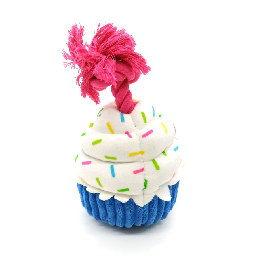 Tootoy! Comfort Birthday Cupcake Cuddler peluche con sonido para perros, , large Imagen numero 2