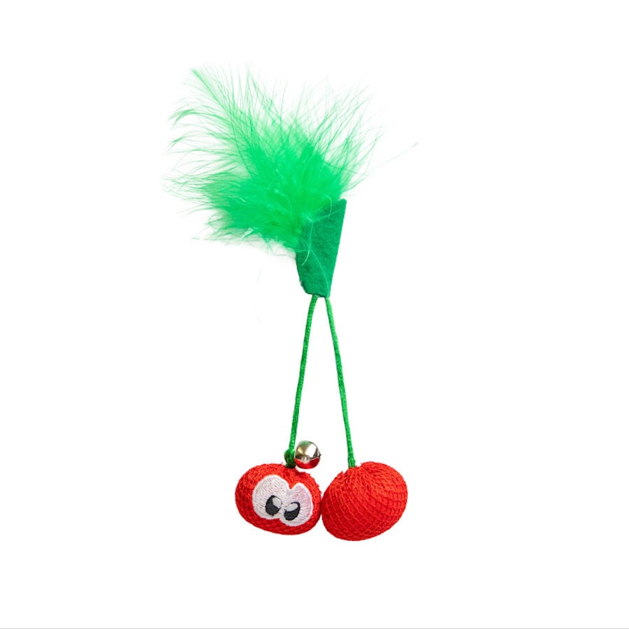 Catstages Dental Cherries Peluche Suave de Cerezas para gatos, , large Imagen numero 1
