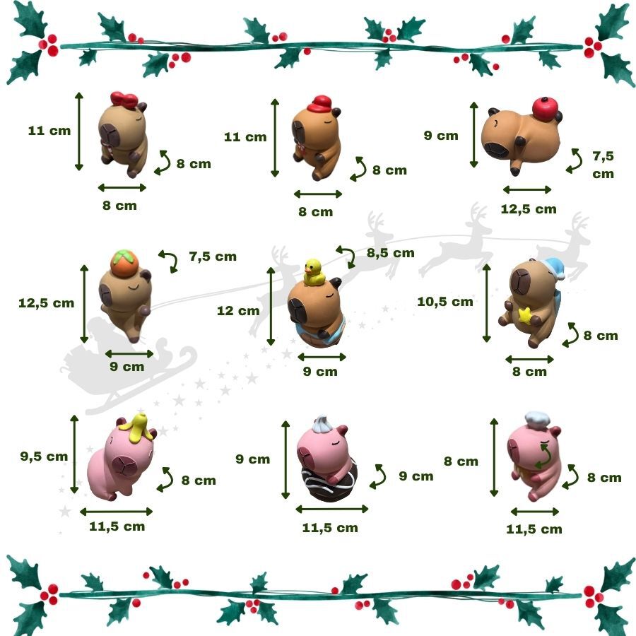 Wonder Christmas Colecci&oacute;n Capibara Juguete para perros, , large indicador imagen numero 4