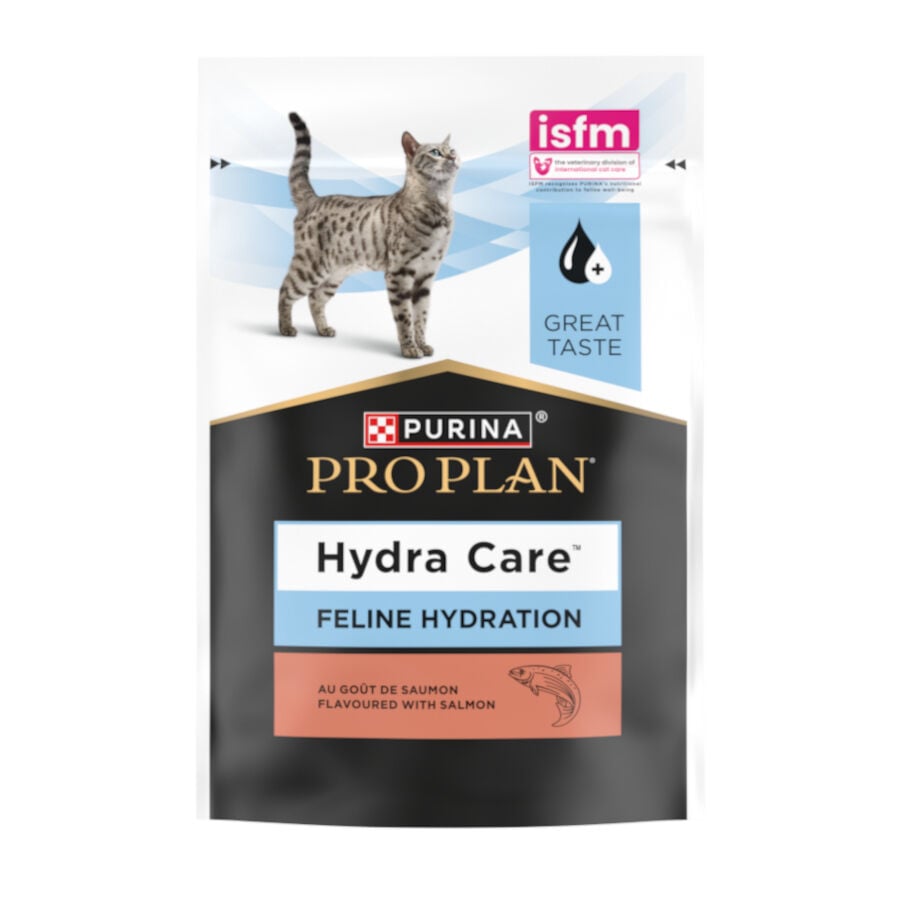 10 sobres x 75 g Pro plan Veterinary diets Hydra Care Salm&oacute;n suplemento para gatos, , large Imagen numero 2