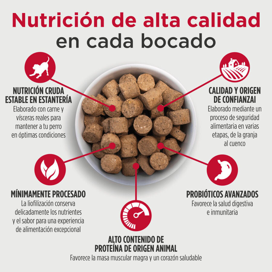 250 g Nulo Freeze-Dried Raw Pavo con Salm&oacute;n y Fresas Pienso para perros, , large indicador imagen numero 3