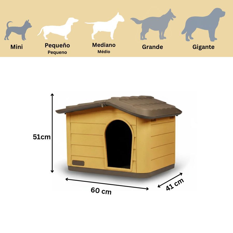 Nayeco Eco Line Caseta Desmontable  Miel para perros, , large Imagen numero 3