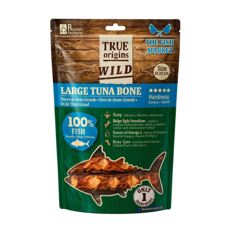 2 uds. True Origins Hueso de At&uacute;n Grande Snack para perros, , large Imagen numero 3