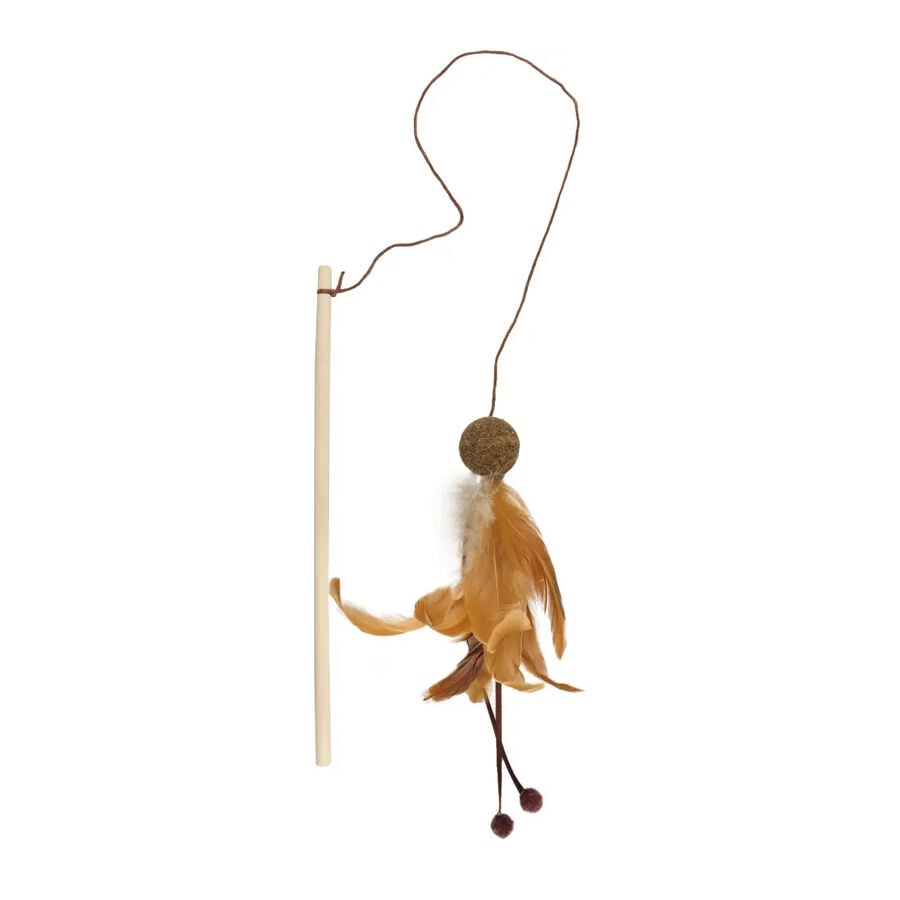 Flamingo Penken Ca&ntilde;a con Plumas para gatos