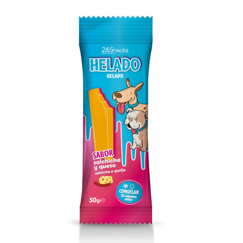 1 ud. 2&Snacks Helado de Salchicha y Queso para perros, , large Imagen numero 1