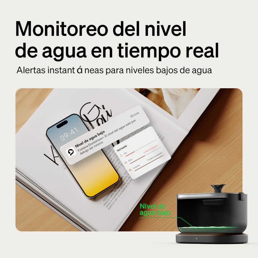 Petlibro Dockstream Fuente inteligente de agua para perros y gatos, , large indicador imagen numero 2