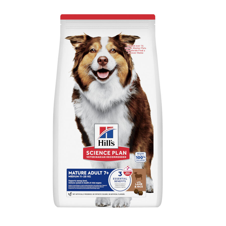 14 kg Hill's Science Plan Mature Adult Medium Cordero pienso para perros, , large Imagen numero 1