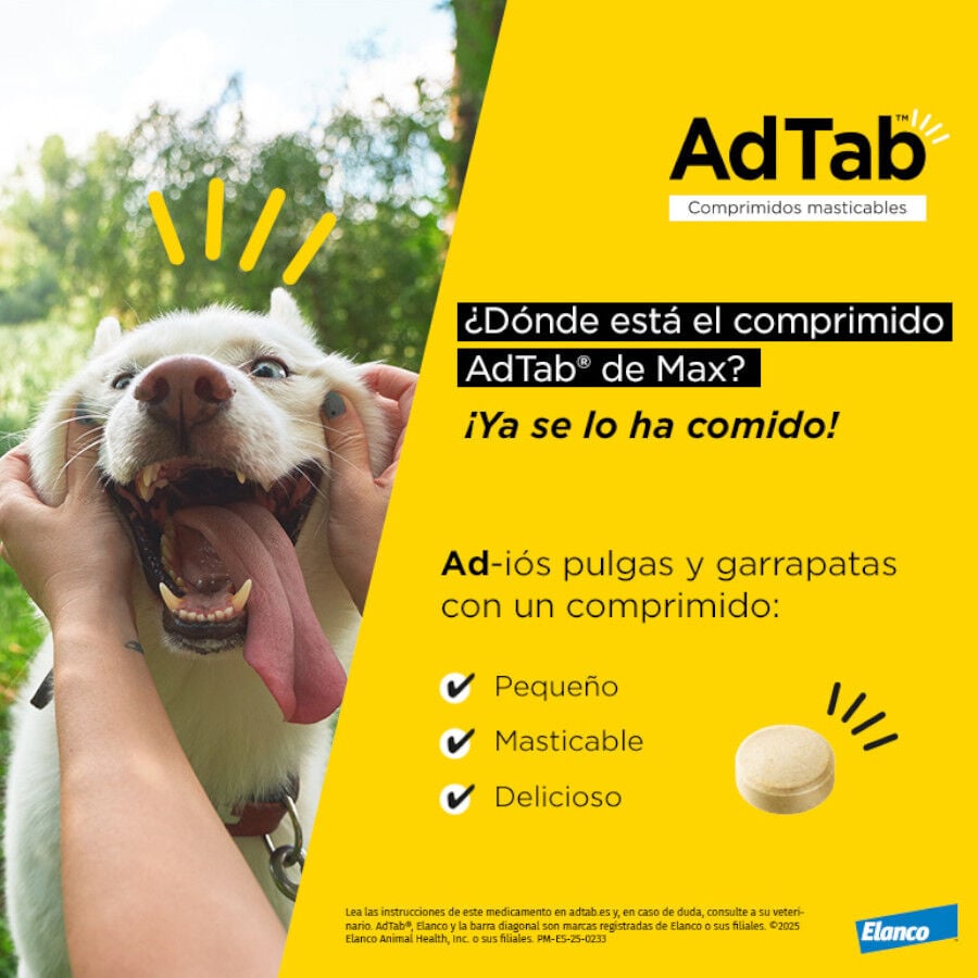 AdTab Comprimidos Masticables Antiparasitarios para perros, , large indicador imagen numero 6