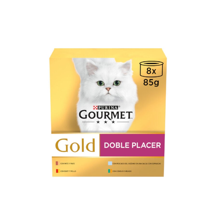 Gourmet Gold Doble Placer Surtido lata para gatos