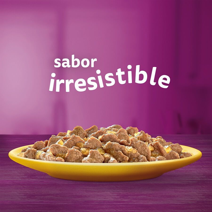 4 sobres x 85 g Whiskas Selecci&oacute;n Aves Gelatina en Bolsita para Gatos Senior, , large indicador imagen numero 2