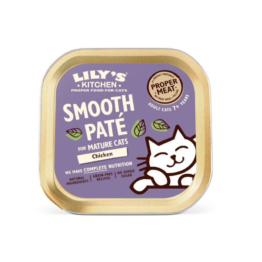 85 g Lily's Kitchen Mature Smooth Pollo en pat&eacute; para gatos, , large Imagen numero 1
