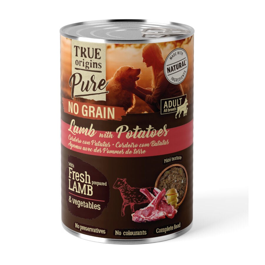 400 g True Origins Adulto Pure Cordero lata para Perro, , large Imagen numero 1