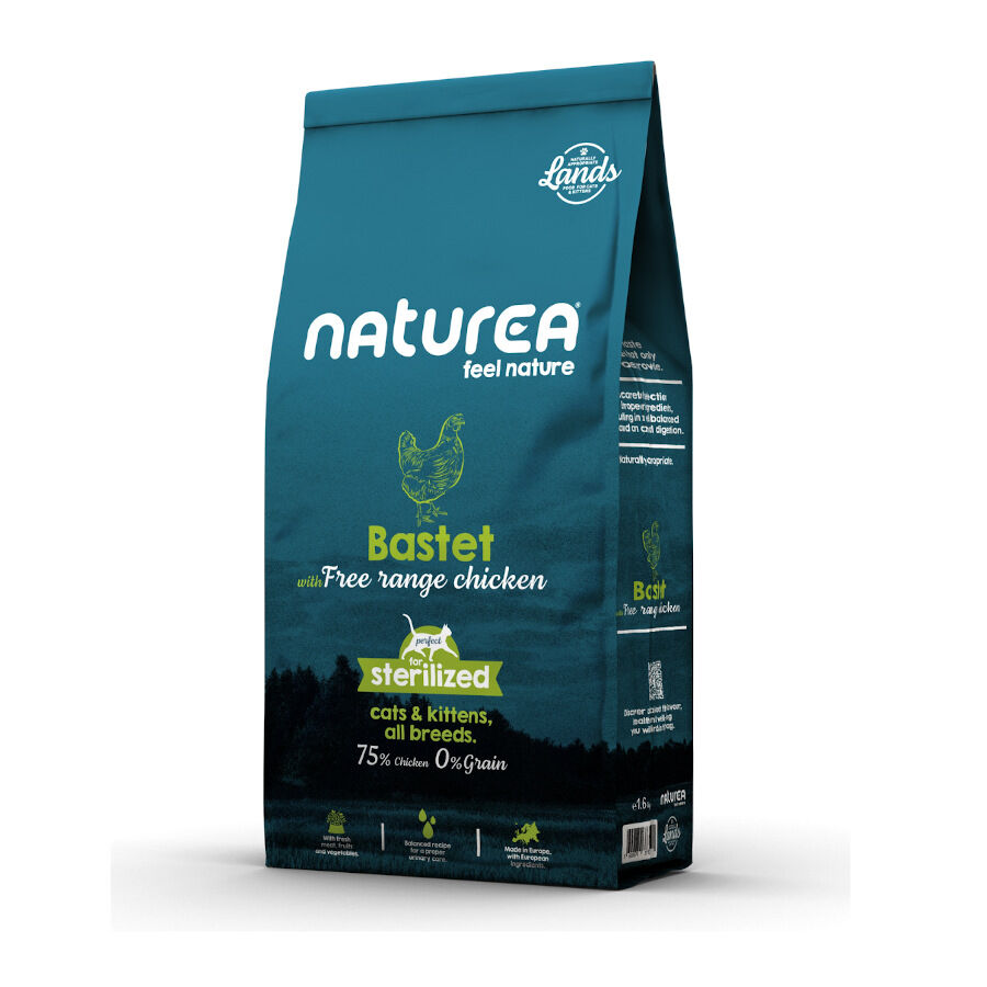 5.5 kg Naturea Lands Bastet Pollo de Corral pienso para gatos, , large Imagen numero 1