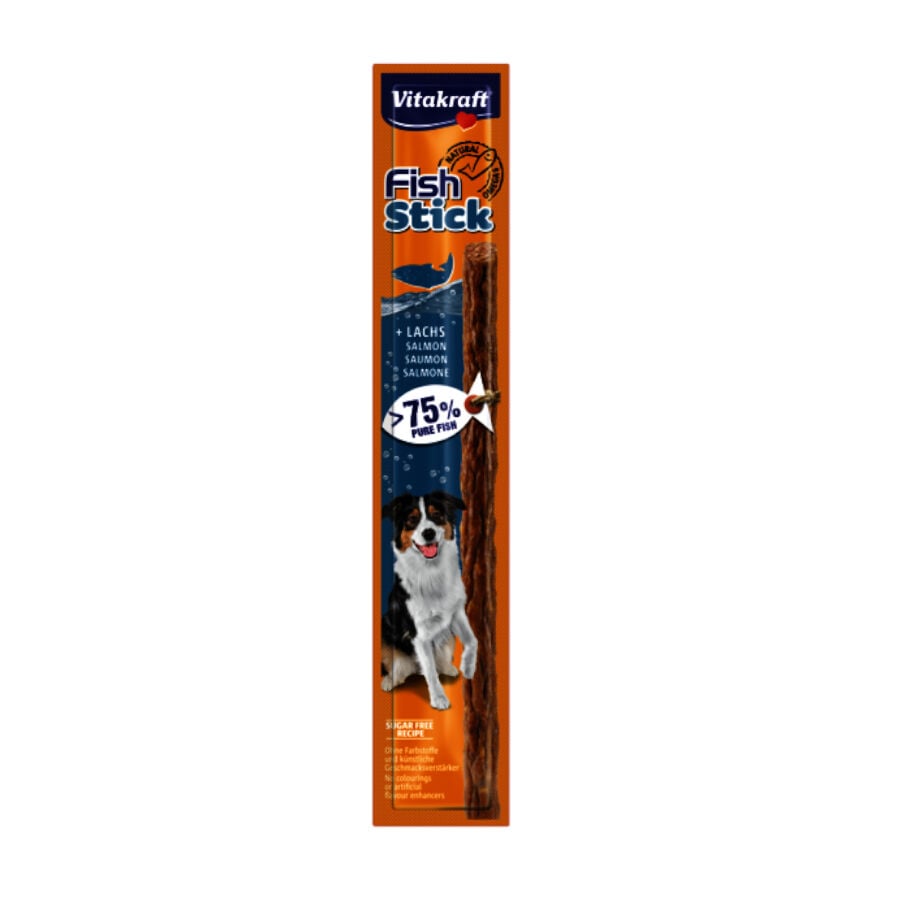 1 barrita Vitakraft Barrita Fish Stick de Salm&oacute;n para perros, , large Imagen numero 1