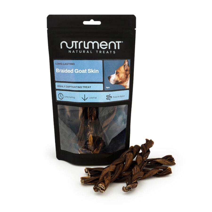 100 g Nutriment Barrita Trenza Cabra Snack para perros, , large indicador imagen numero 1