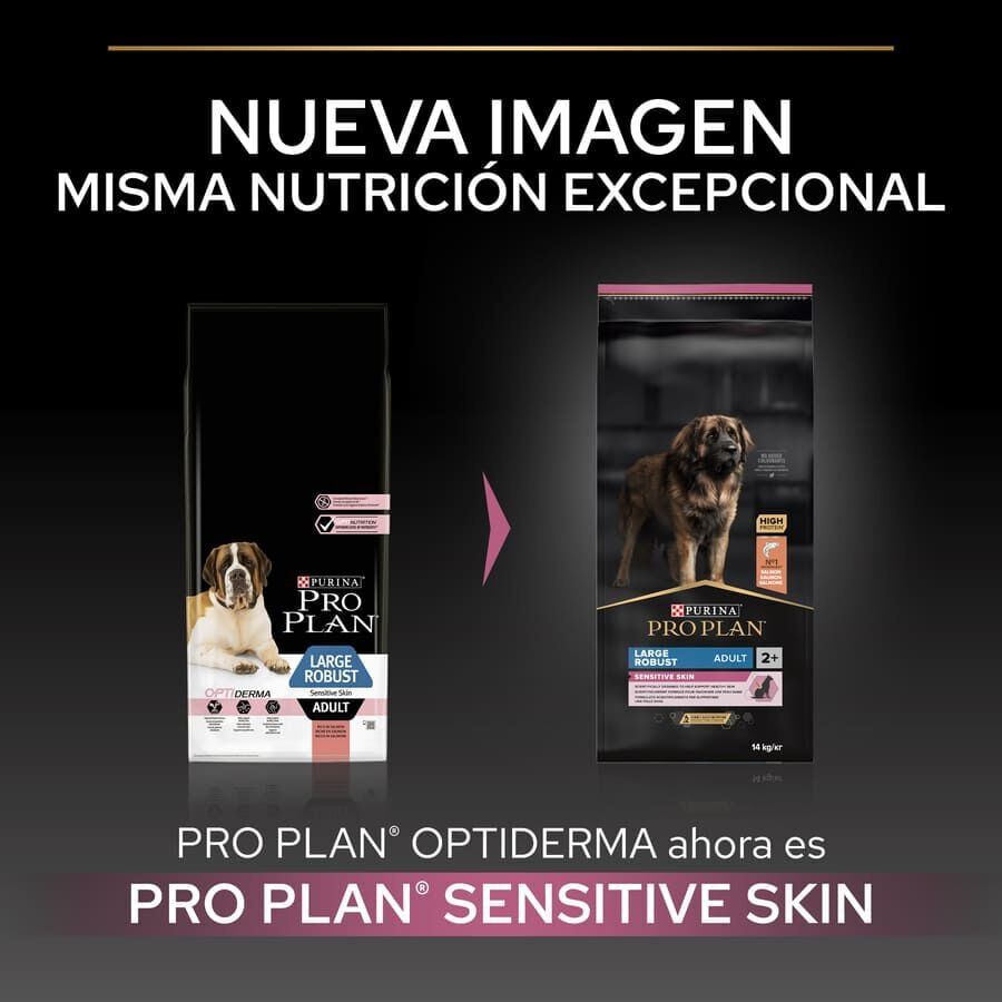 14 kg Pro Plan Adult Large Robust Salm&oacute;n pienso para perros Piel Sensible, , large indicador imagen numero 2