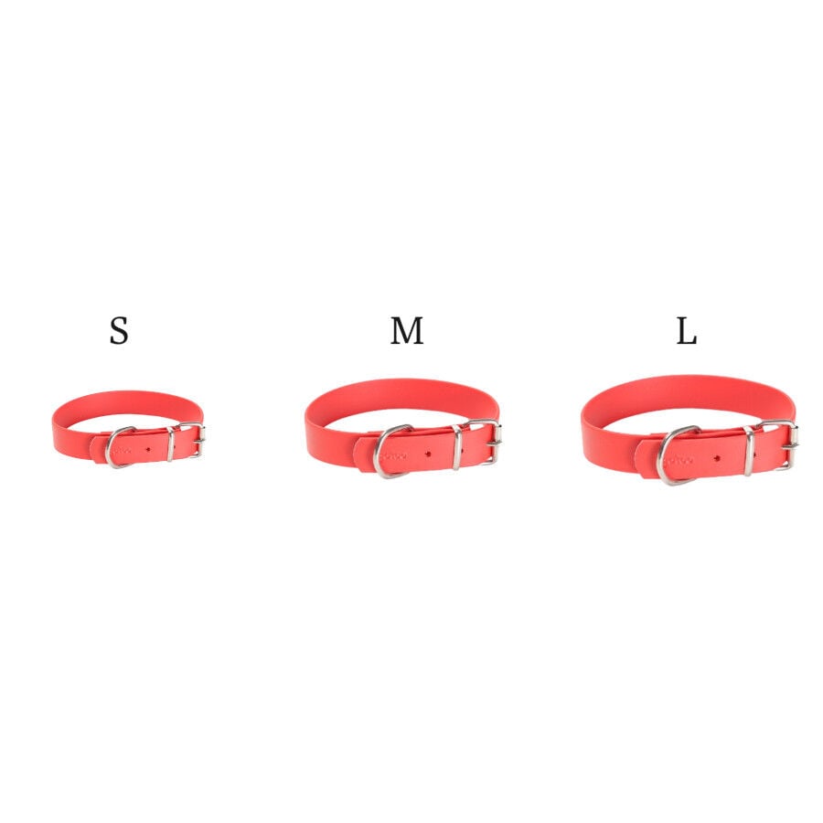Gotoo Collar Biothane rojo para perros, , large Imagen numero 5
