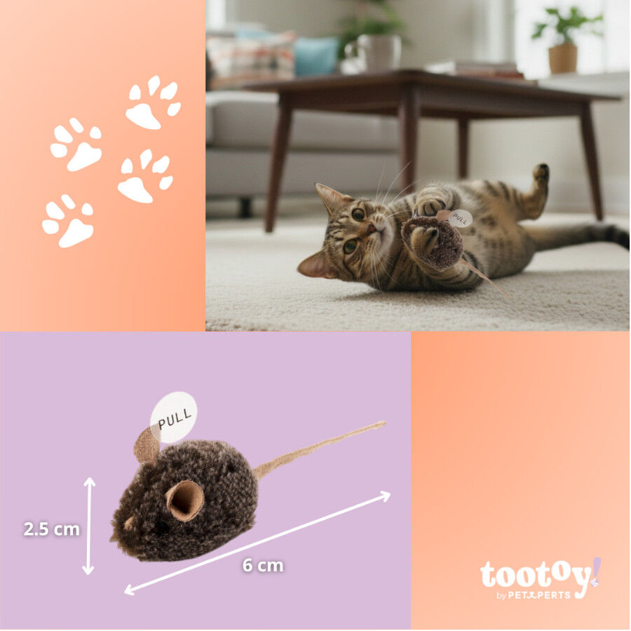 Tootoy! Rat&oacute;n de Juguete con Sonido para gatos, , large indicador imagen numero 4
