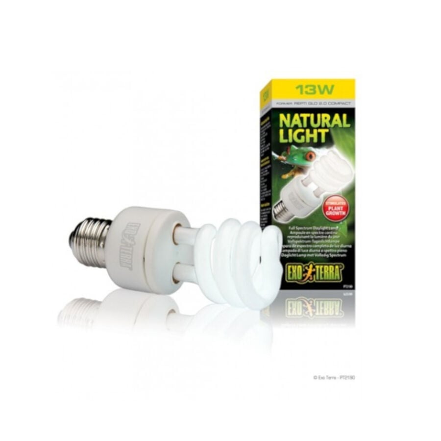 Exo Terra Natural Light Bombilla de Bajo Consumo UVA para terrario, , large Imagen numero 2