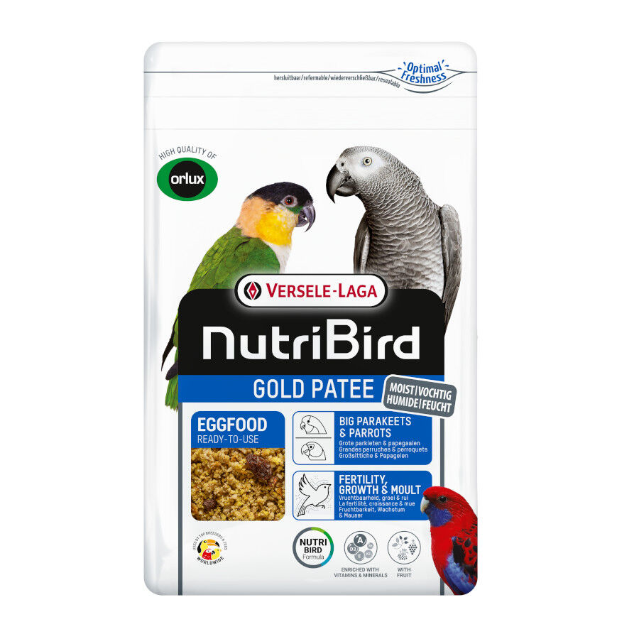 Versele-Laga NutriBird Gold Patee Pasta de Huevo para loros, , large indicador imagen numero 1