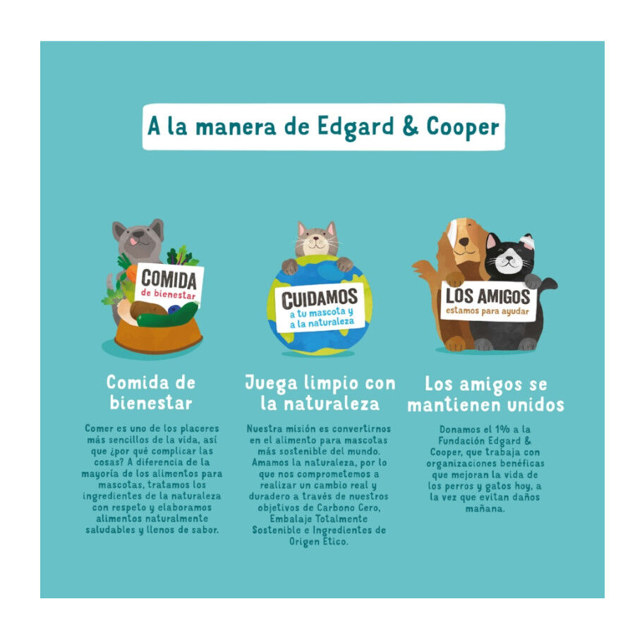 400 g Edgard & Cooper Grain Free Salm&oacute;n y Pavo lata para perros, , large Imagen numero 2