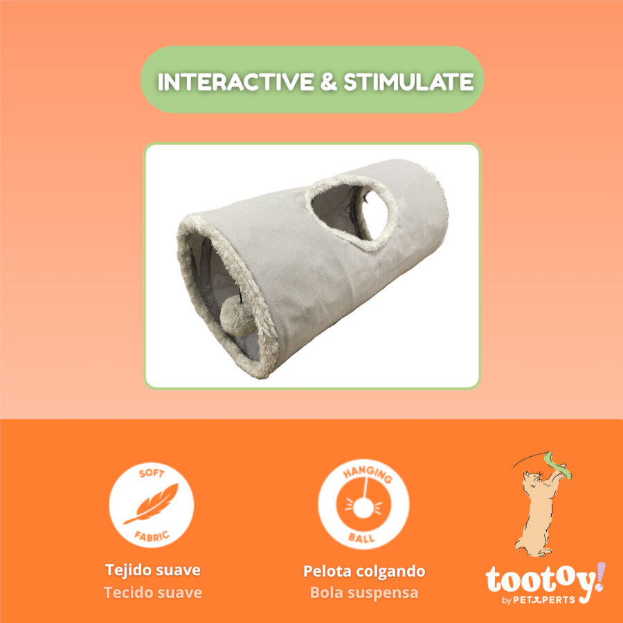Tootoy! Tunnel con Juguete para gatos, , large Imagen numero 3