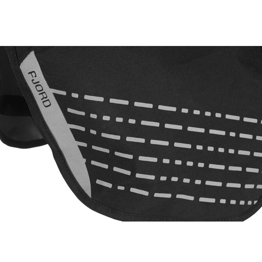 Non-stop dogwear Fjord Chubasquero Impermeable Negro para perros, , large indicador imagen numero 5