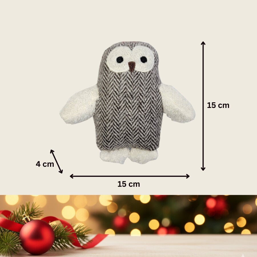 Wonder Christmas Peluche B&uacute;ho Navide&ntilde;o para perros, , large indicador imagen numero 4