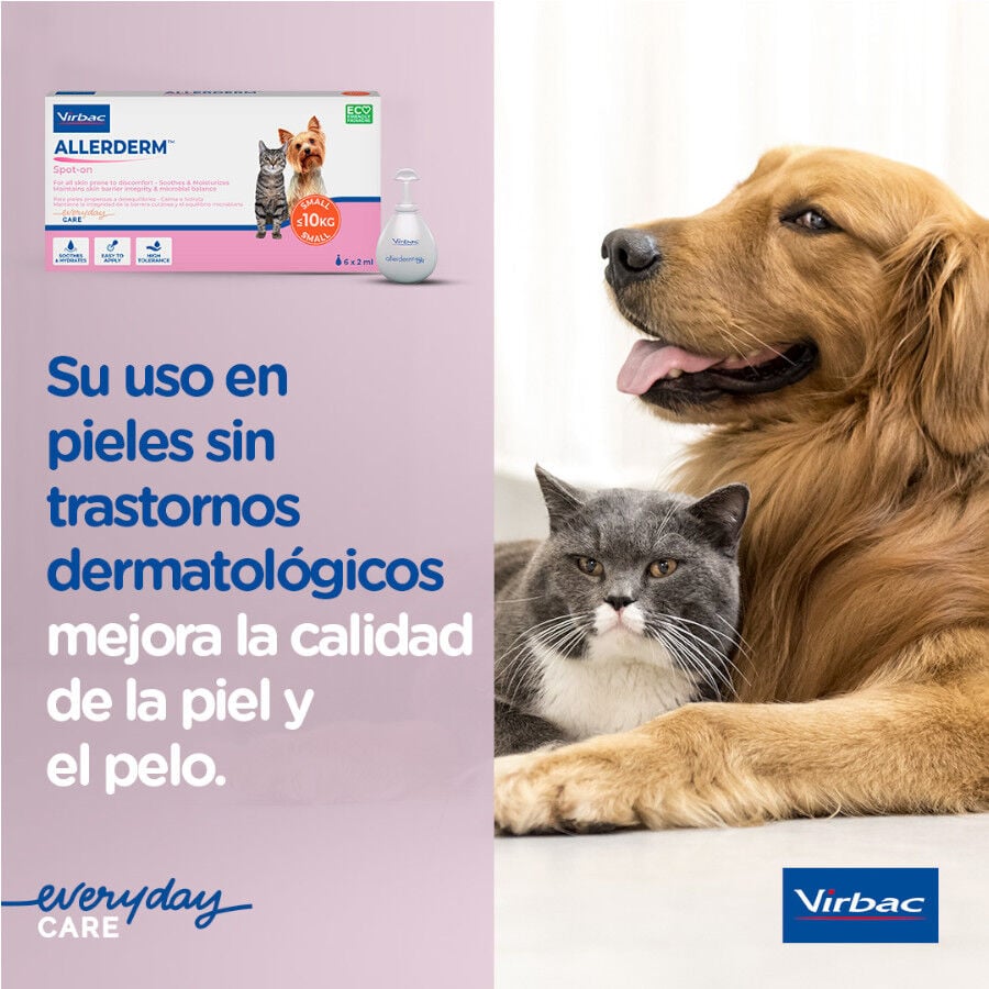 Virbac Allerderm spot on Pipetas dermatol&oacute;gicas para el cuidado de la piel Perros y Gatos., , large indicador imagen numero 5