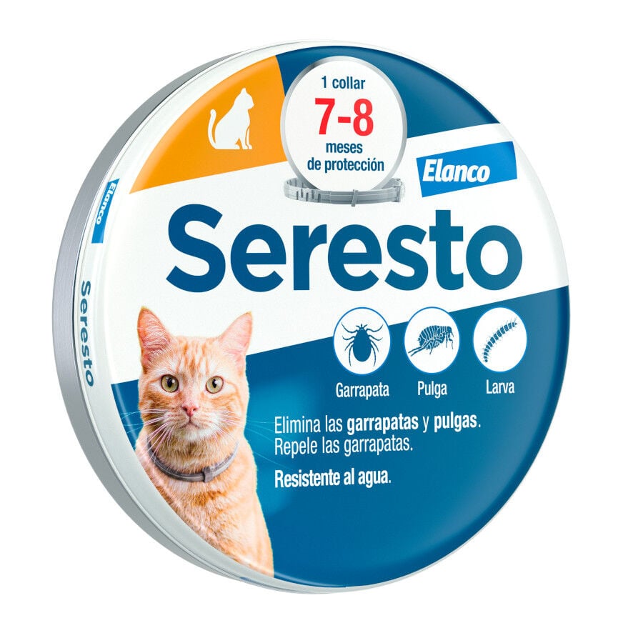 1 collar x 38 cm Seresto Collar Antiparasitario para gatos, , large indicador imagen numero 1