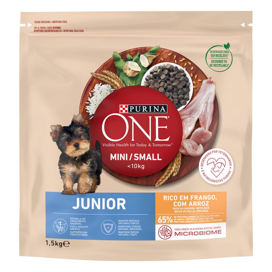 1.5 kg Purina One Junior Bifensis Pollo pienso para perros, , large Imagen numero 1