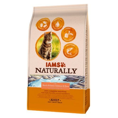 IAMS Adult Naturally Salm&oacute;n pienso para gatos