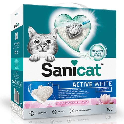 10 L Sanicat Active Lotus Arena Aglomerante para gatos, , large Imagen numero 1