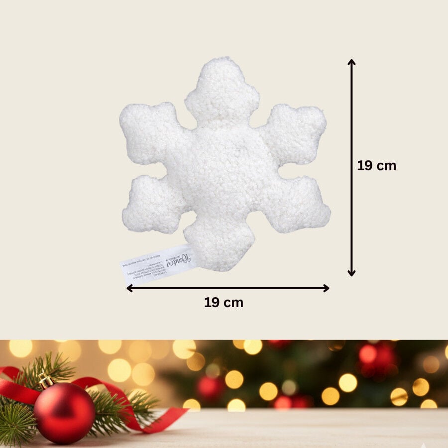 Wonder Christmas Peluche Copo de Nieve Navide&ntilde;o para perros, , large Imagen numero 4