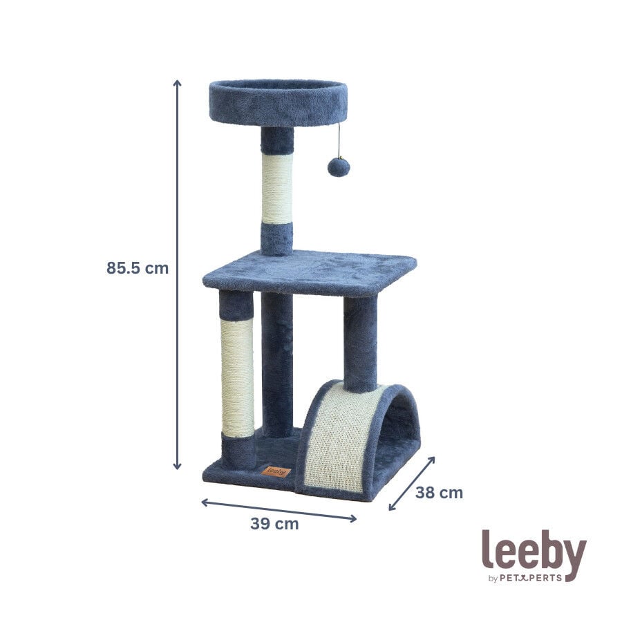 Leeby Marcelo torre rascador con cama y juguete para gatos, , large indicador imagen numero 4