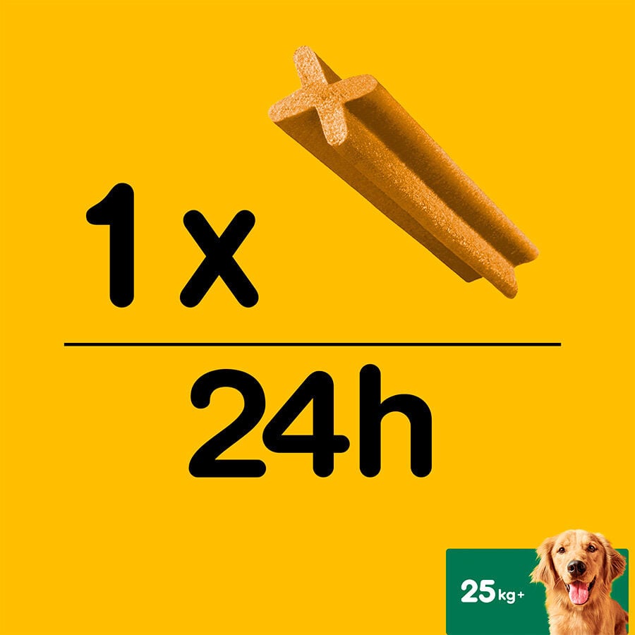 105 barritas Pedigree Dentastix Snacks Dentales para perros grandes, , large Imagen numero 7