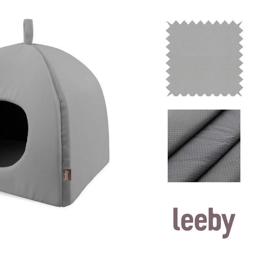 Leeby Igl&uacute; Antideslizante Gris para gatos, , large Imagen numero 3