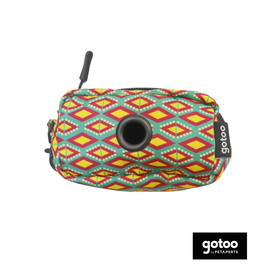 Gotoo Porta bolsas estampado geom&eacute;trico para perros, , large indicador imagen numero 2