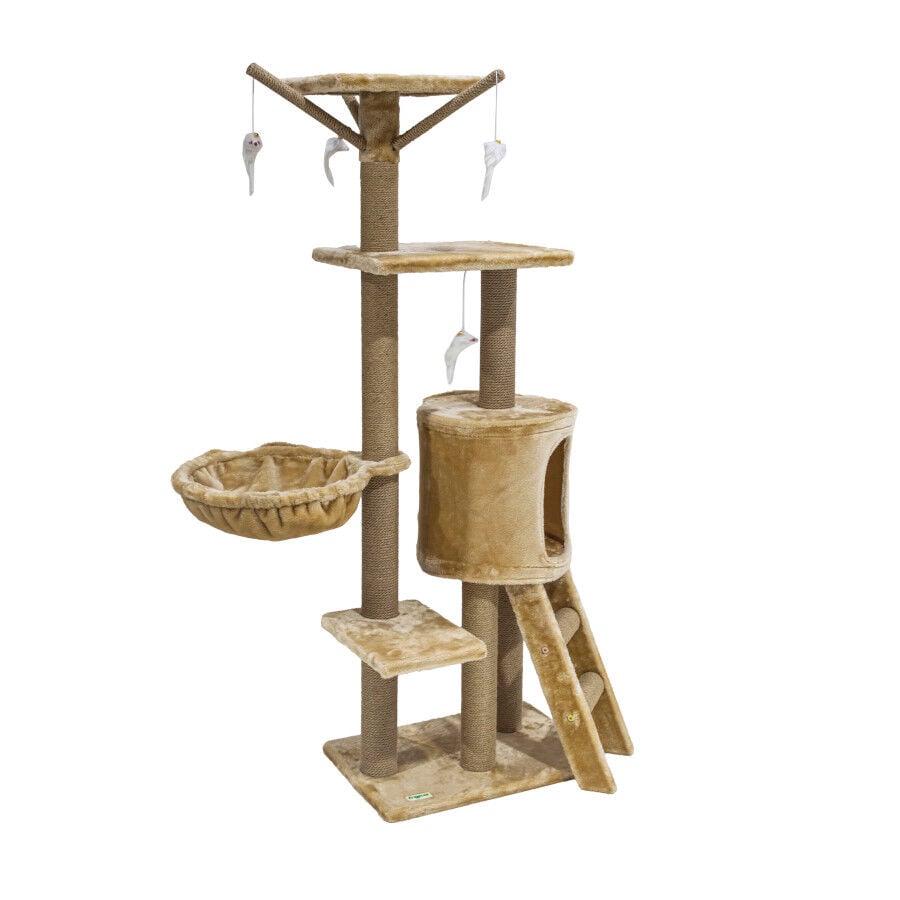 Freedog Rascador Curlcorner Beige para gatos, , large indicador imagen numero 3