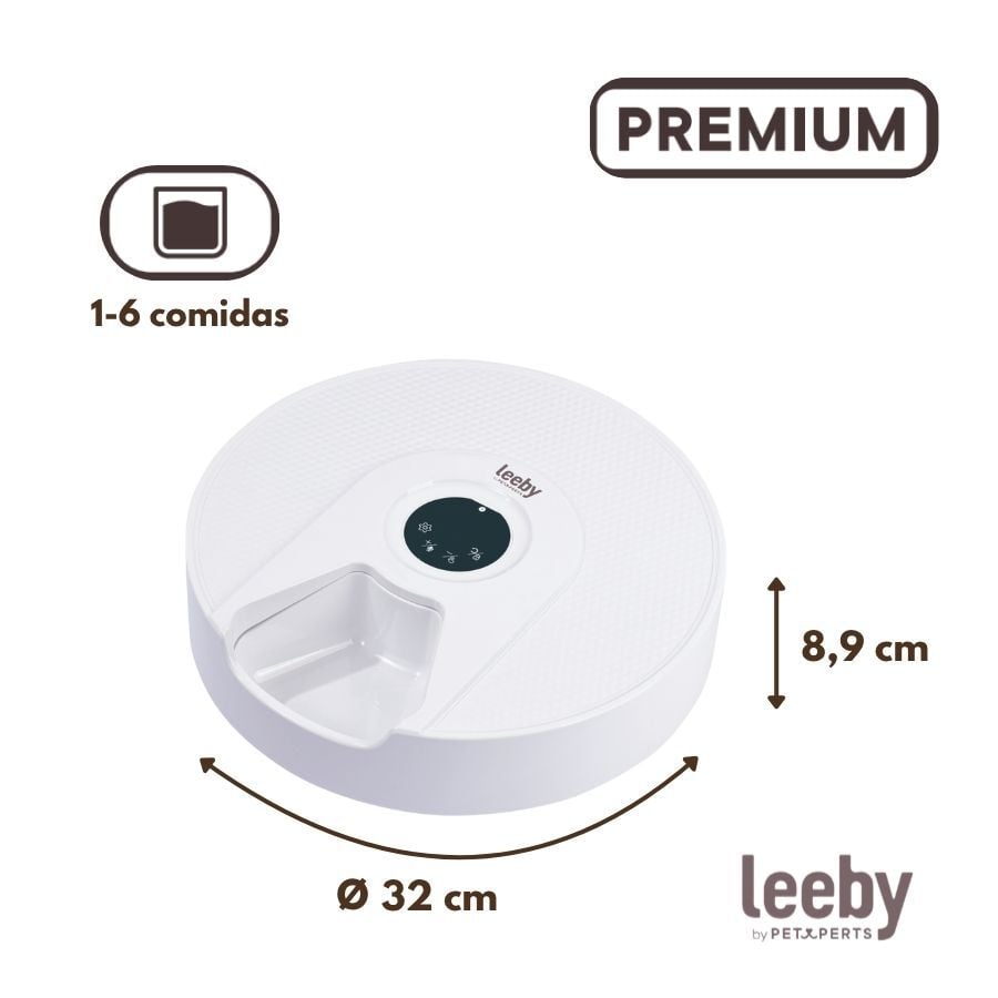 Leeby Comedero Autom&aacute;tico Programable Circular para perros y gatos, , large Imagen numero 4